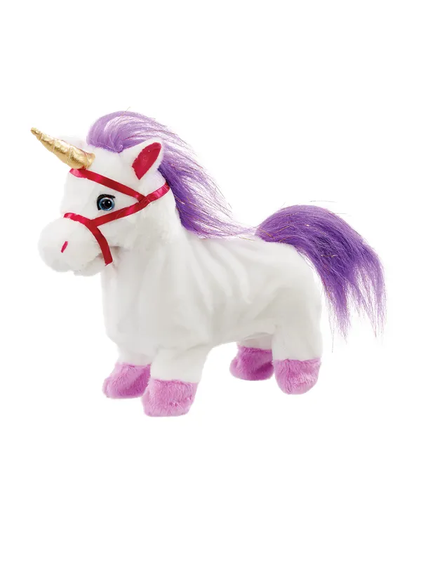 Happy Pets Walking Along Unicorn