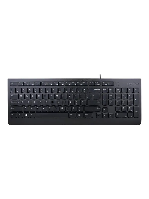 Lenovo Essential - keyboard - QWERTY - Portuguese - black Input Device - Tastatur - Portugisisk - Svart