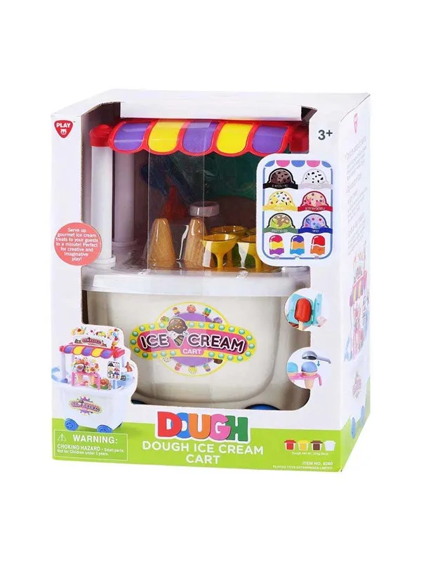 Playgo Ice Cream Truck Clay Set - 4 Clay Pots