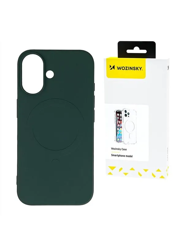 Wozinsky Liquid Silicone MagSafe Case for Samsung Galaxy S25 Ultra - Green