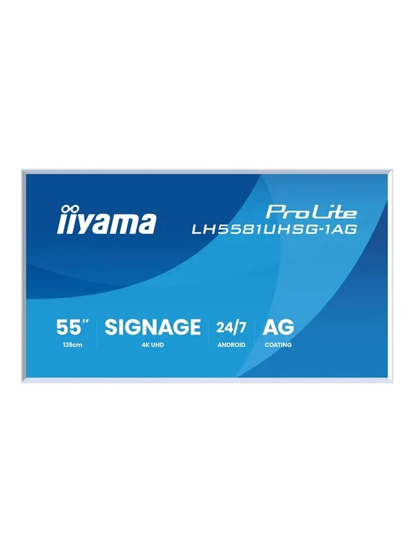 iiyama ProLite LH5581UHSG-1AG 55" Class (54.6" viewable) LED-backlit LCD display - 4K - for digital signage