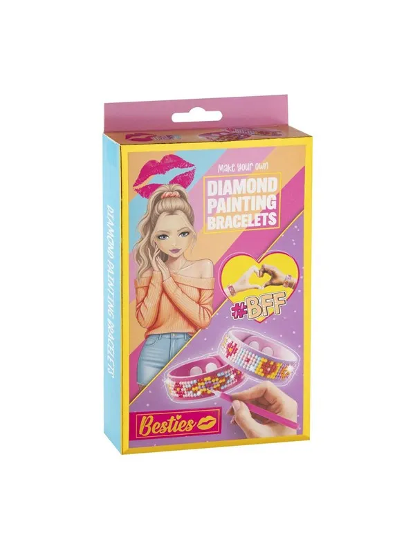 Creative Craft Group Besties Diamond Painting Bracelets 2pcs.