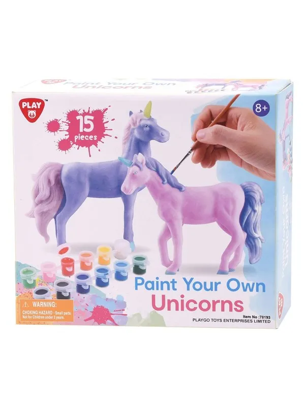 Playgo Paint your own Unicorns - 15pcs.