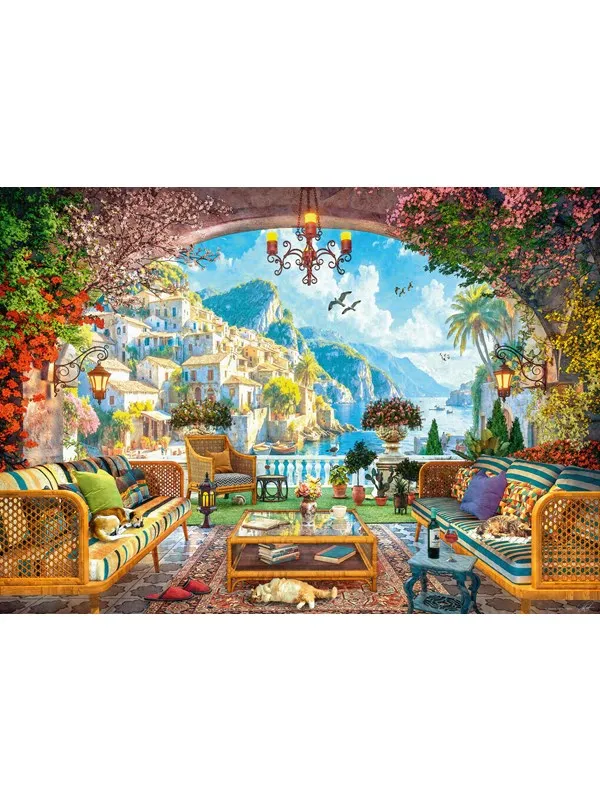 Ravensburger Mediterranean Terrace View (1000)