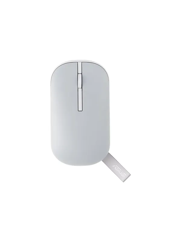 ASUS Marshmallow MD100 Lite - Mus - Optisk - 3 knapper - Grå