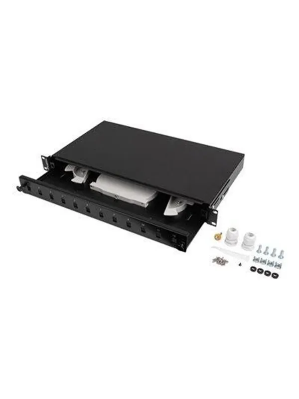 Lanberg patch panel - 1U - 19" - 12 x SC simplex / 12 x LC duplex