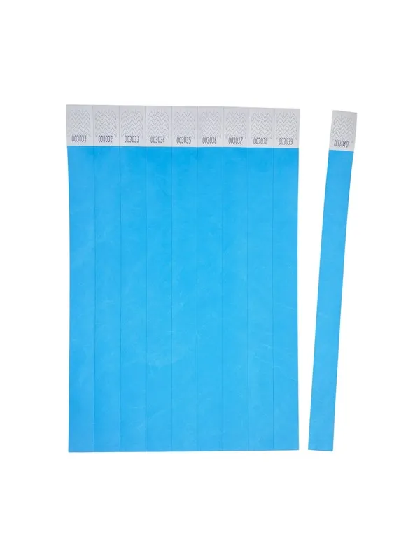 Avery Armbånd,  blå, Tyvek®, 500 stk. 256x19mm
