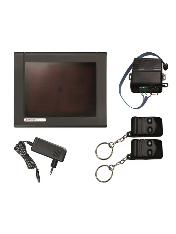 METO Strømforsyning LED nr.-display + fjernkontroll