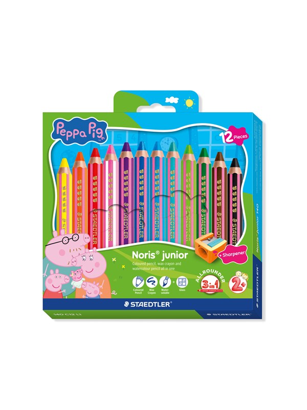 Staedtler Peppa Pig 3âinâ1 coloured pencil 12 pcs 100% PEFC