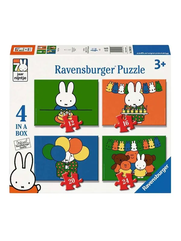 Ravensburger Jigsaw Puzzle 4in1 Nijntje 70 Years