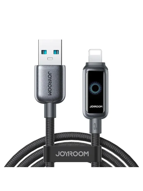 Joyroom S-A55 StarFlight 3A USB-A - Lightning cable 1.2m - black