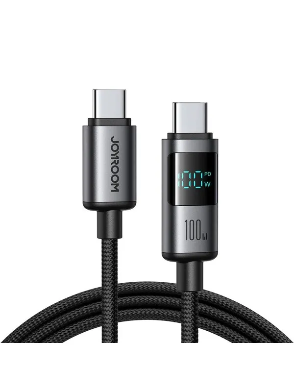Joyroom  S-A16 Pro Prism Series 3A USB-A - Lightning Cable with Display 1.2m - Black