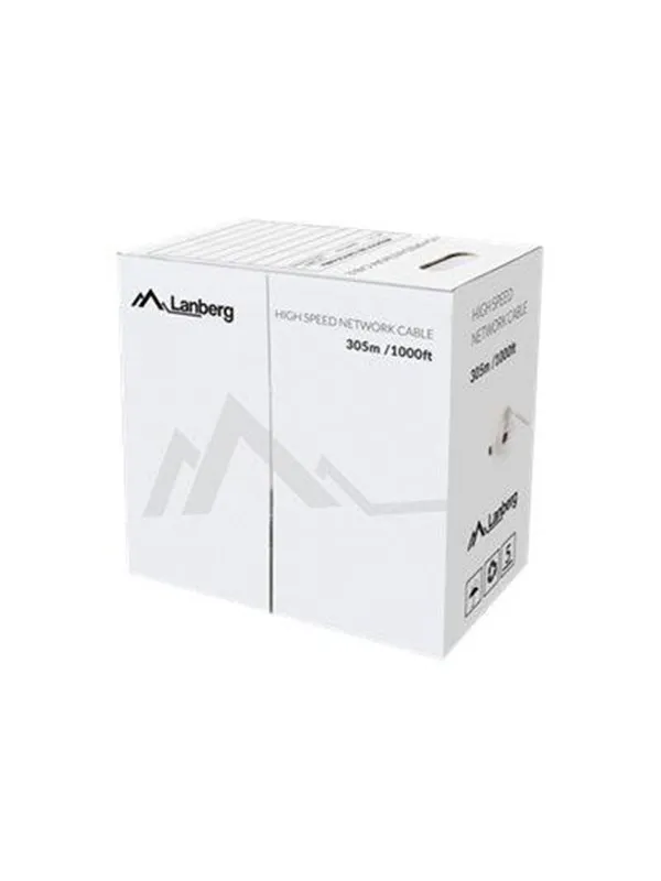 Lanberg bulk cable - 305 m - pantone cool grey 5C - Grå - 305m