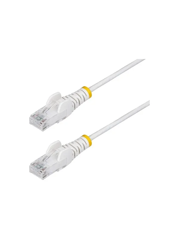 StarTech.com patch cable - white - Hvit - 0.25m