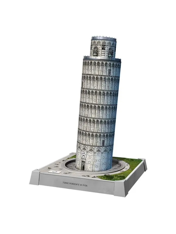 Ravensburger 3D Puzzle Iconics Tower of Pisa - With Light - 231st. 3D Puslespill