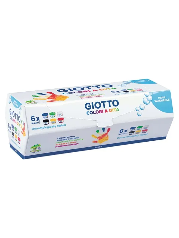Giotto Dita Finger Paint 6x100 ml