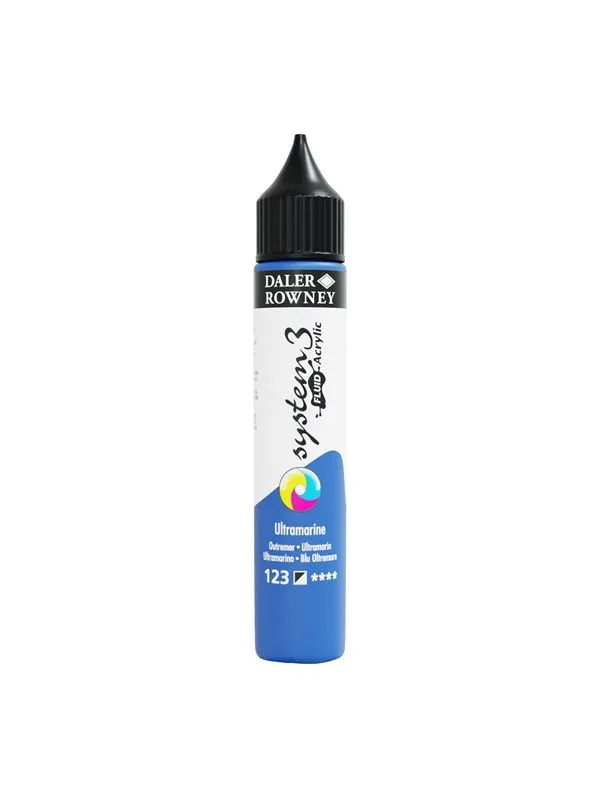 Daler-Rowney System3 Fluid Acrylic 29.5 ml Ultramarine