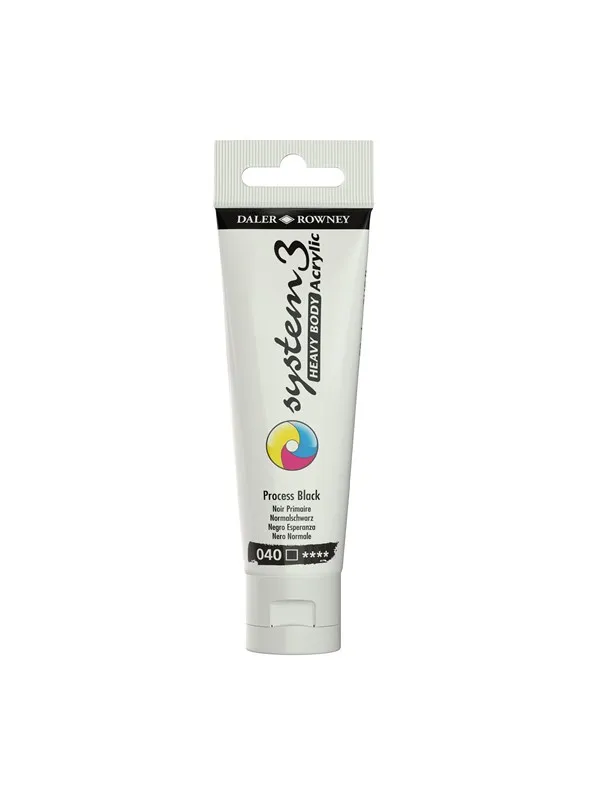 Daler-Rowney System3 Heavy Body 59 ml Process Black