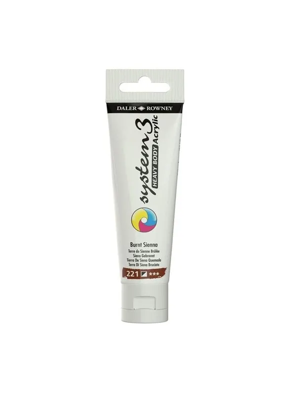 Daler-Rowney System3 Heavy Body 59 ml Burnt Sienna