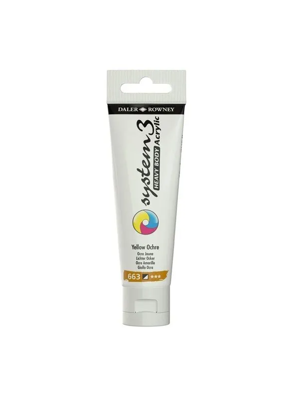 Daler-Rowney System3 Heavy Body 59 ml Yellow Ochra
