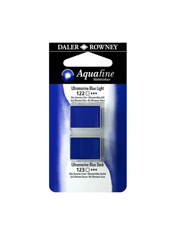 Daler-Rowney Aquafine HP Ultramarine Blue Light/Ultramarine Blue