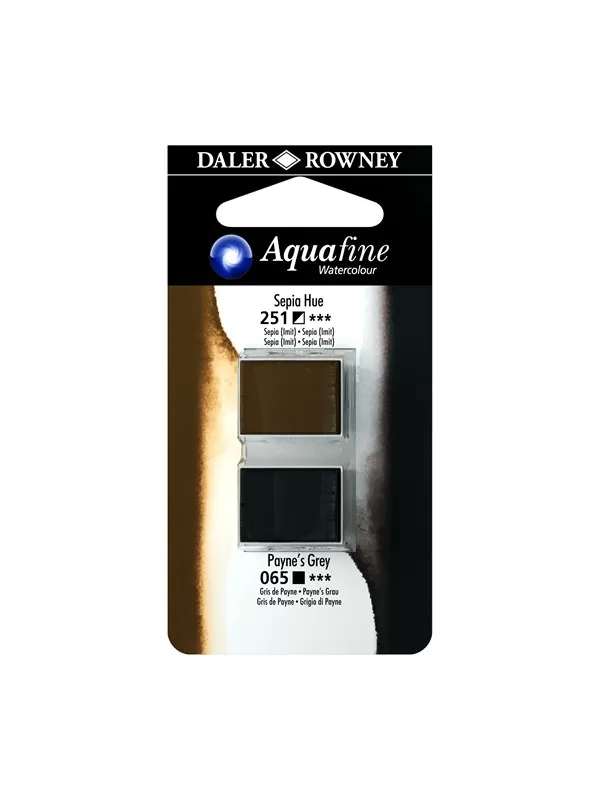 Daler-Rowney Aquafine HP Sepia Hue/Paynes Grey