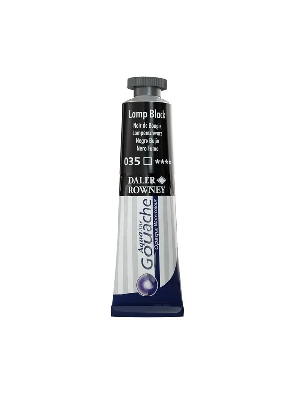 Daler-Rowney Aquafine Gouache 15ml Lamp Black