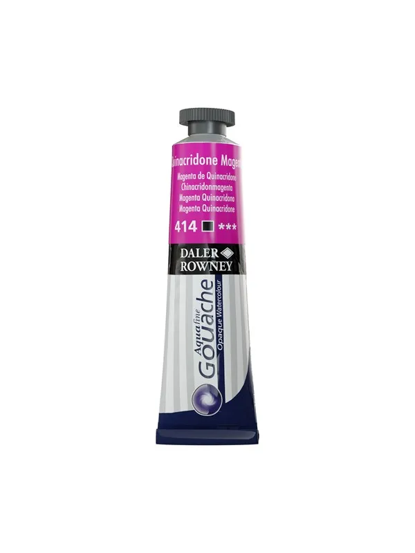 Daler-Rowney Aquafine Gouache 15ml Quinacridone Magenta