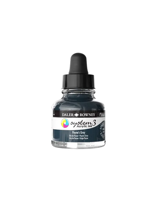 Daler-Rowney System3 Ink 29.5 ml Paynes Grey