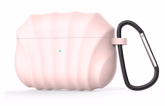 Silikonskall med krok for Airpods Pro, Pink