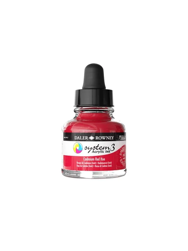 Daler-Rowney System3 Ink 29.5 ml Cadmium Red Hue