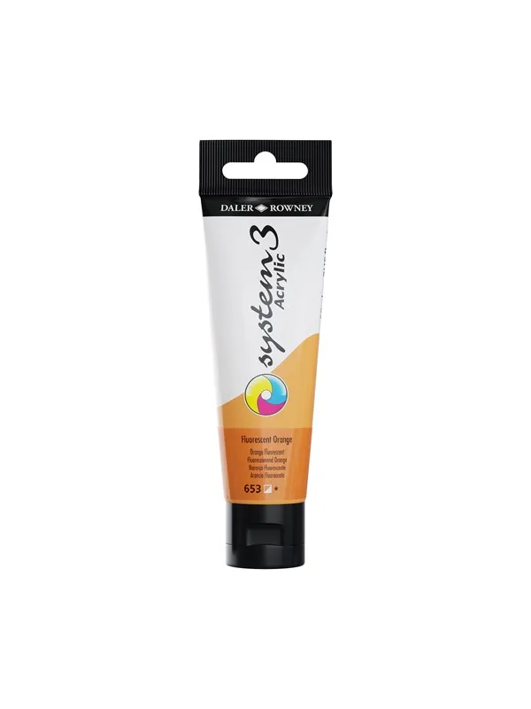 Daler-Rowney System3 59 ml Fluorescent Orange