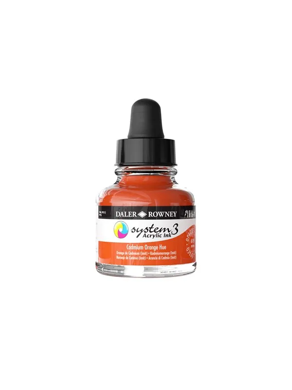 Daler-Rowney System3 Ink 29.5 ml Cadmium Orange Hue