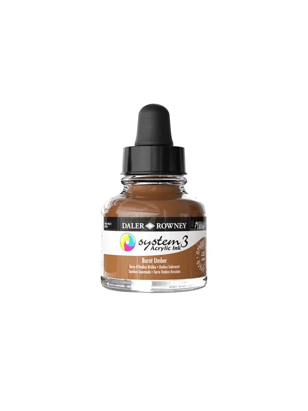 Daler-Rowney System3 Ink 29.5 ml Burnt Umber
