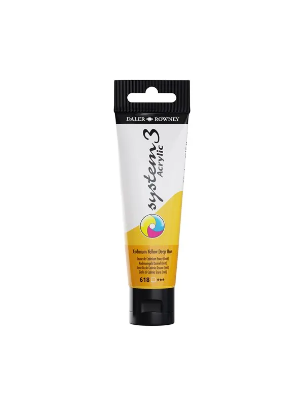 Daler-Rowney System3 59 ml Cadmium Yellow Deep (Hue)