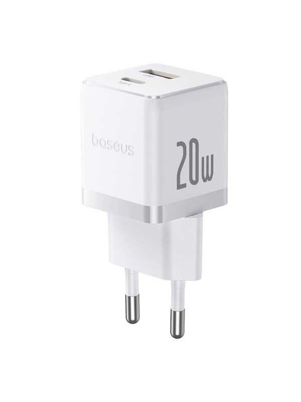 Baseus Palm 20W USB-C USB-A Wall Charger - White