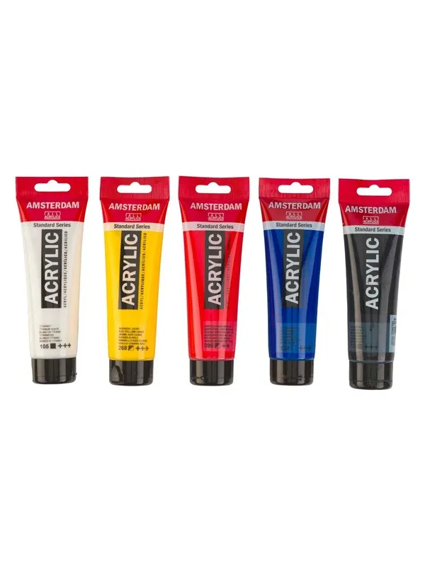 Bruynzeel Amsterdam Standard Series Acrylic Paint Mixing Set 120ml 5pcs.