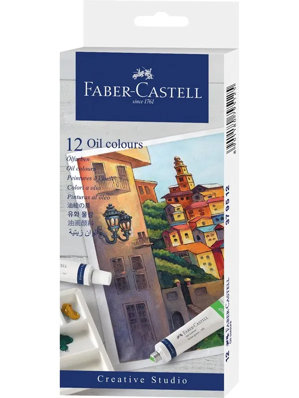 Faber-Castell Oilcolour 12ct cardboard box