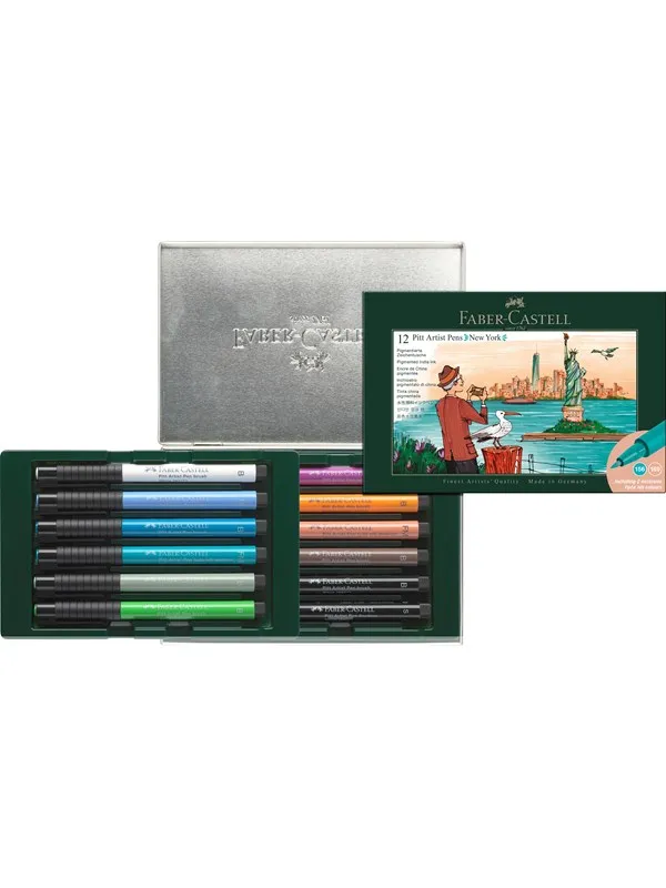 Faber-Castell India ink Pitt Artist Pen set New York