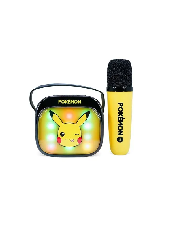 OTL Karaokehøyttaler med mikrofon Popsing LED - Pokemon tema