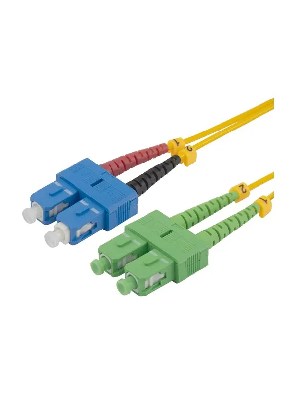 Deltaco patch cable - 1 m - yellow - Gul - 1m