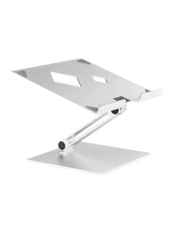 DURABLE Justerbart laptop-stativ for bærbare computere eller nettbrett fra 10â³ til 17â³. Trinnløs justering av høyde og lesevinkel.