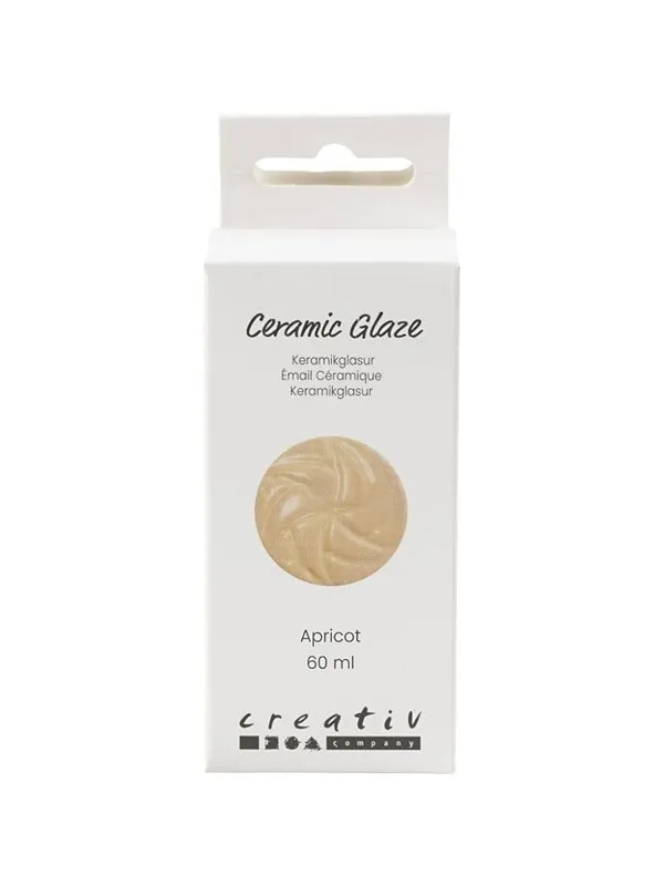 Creativ Company - Ceramic Glaze 984-1101 C Opaque Apricot - 60ml
