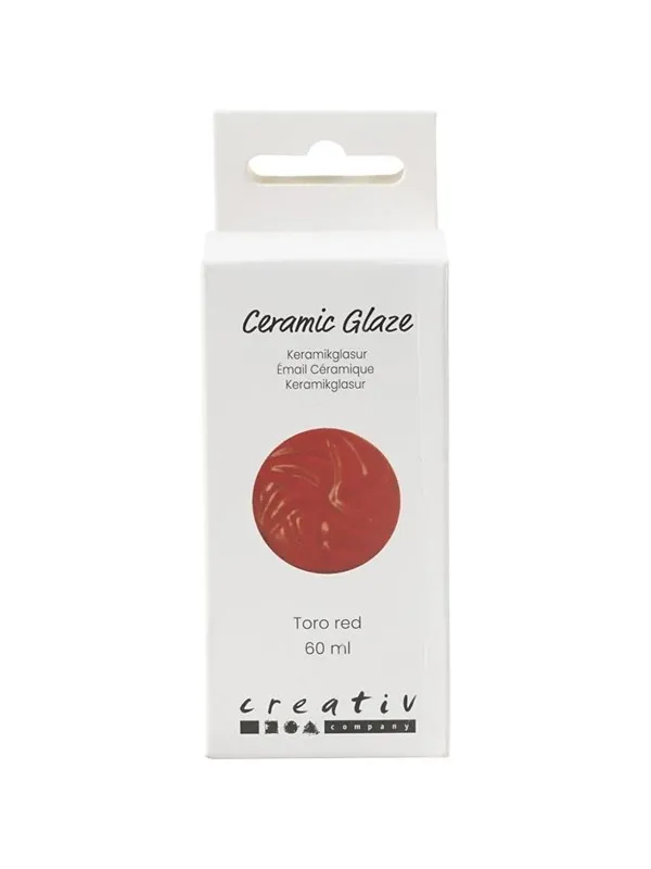 Creativ Company - Ceramic Glaze 984-1101 C Opaque Toro Red - 60ml