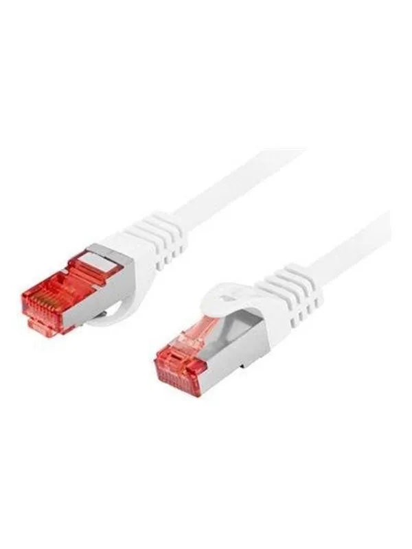 Lanberg patch cable - 5 m - white - Hvit - 5m