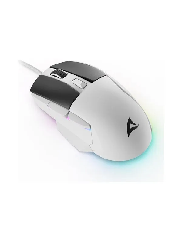 Sharkoon SKILLER SGM35 - Mus - Optisk - 6 - Hvit
