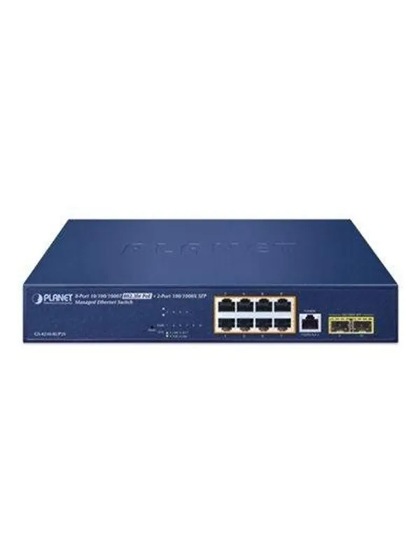 PLANET GS-4210-8UP2S - switch - 10 ports - Managed - rack-mountable