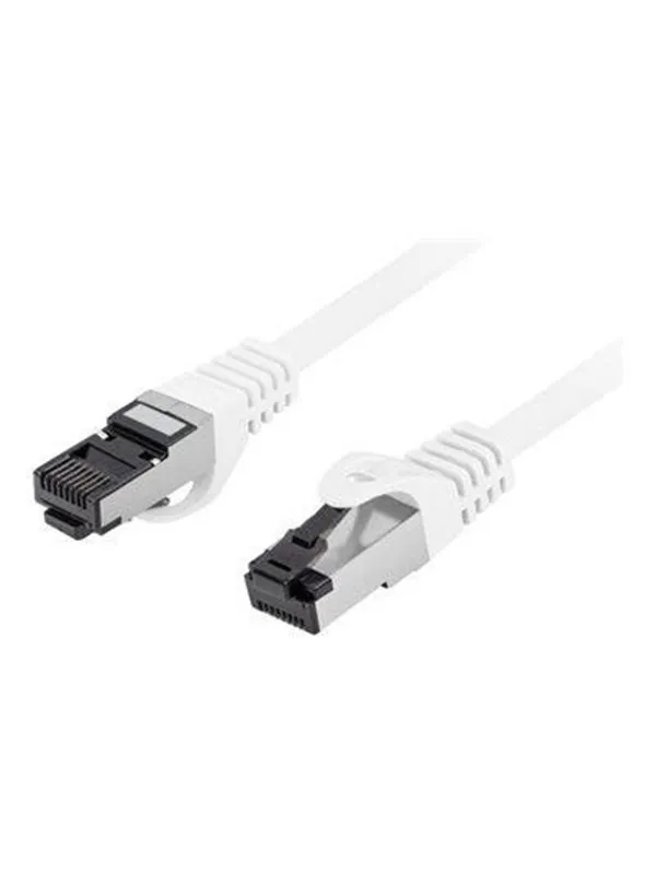Lanberg patch cable - 25 cm - white - Hvit - 0.25m