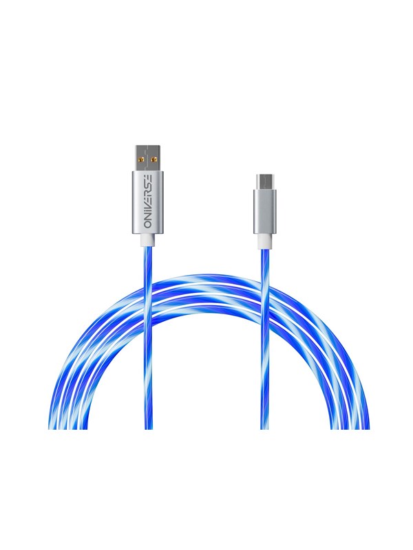 Oniverse MICRO USB CHARGE CABLE WITH LED 2 METERS - Wired