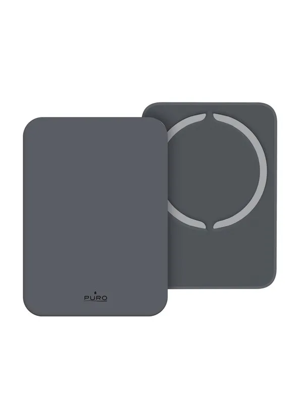 Puro Power Bank Wireless "Mini Power Mag" 4200 mAh for iPhone Nødlader - Svart - 4200 mAh